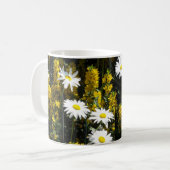Witte Madeliefjes Koffiemok (Voorkant links)