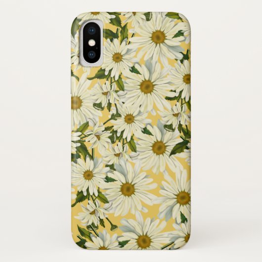Witte Madeliefjes Madeliefje Bloem Geel Helder Opg Case-Mate iPhone Case (Achterkant)
