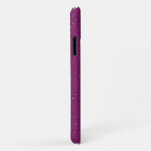 witte madeliefjes met regendruppels op magenta Case-Mate iPhone case (Achterkant/rechts)