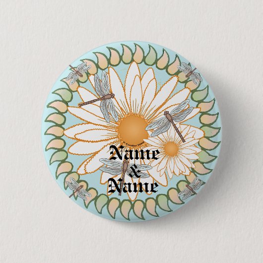 Witte Madeliefjes speldje (Voorkant)