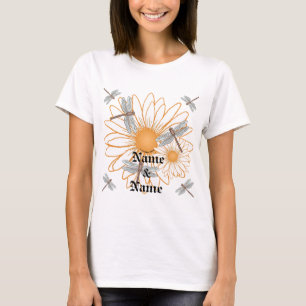 Witte madeliefjes t-shirt