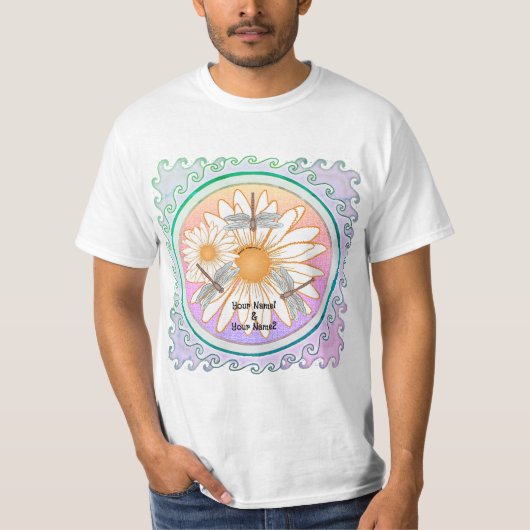 Witte madeliefjes t-shirt (Voorkant)