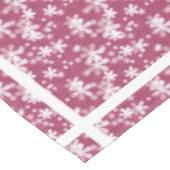 Witte madeliefjes tafelkleed (Gekanteld)