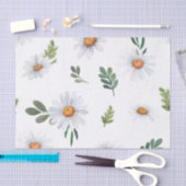 Witte madeliefjes tissuepapier, Witte madeliefjes Tissuepapier (Craft)