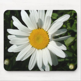 witte madeliefjesbloem muismat