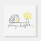 Witte magneet (Voorkant)