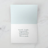 Witte Magnolia Bloem Sympathie Kaart (Binnen)