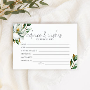 Witte Magnolia Bloemachtig Huwelijksadvies Wensen Briefpapier