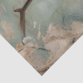 Witte Magnolia Bloemen  Decoupage Tissuepapier (Detail)