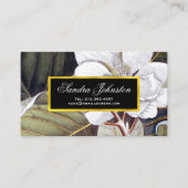 Witte Magnolia  Botanisch Visitekaartje (Voorkant)