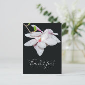 Witte Magnolia Briefkaart (Staand voorkant)