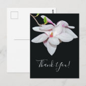 Witte Magnolia Briefkaart (Voorkant / Achterkant)