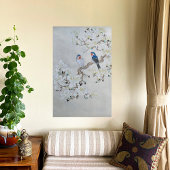 Witte Magnolia Canvas Afdruk