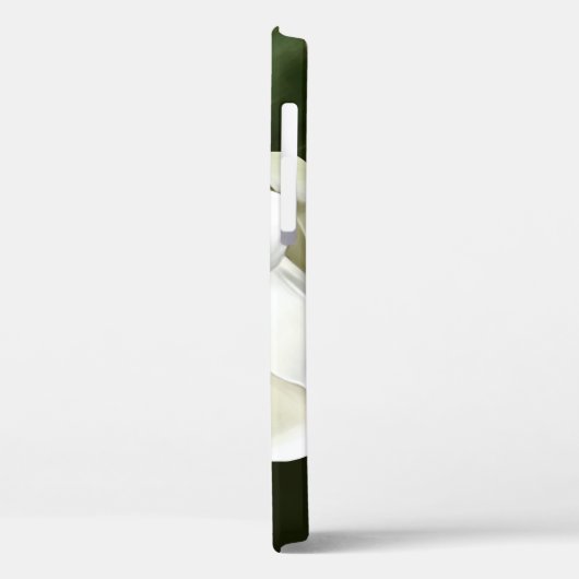 Witte Magnolia Close-up Groene achtergrond Case-Mate iPhone Case (Achterkant / Links)