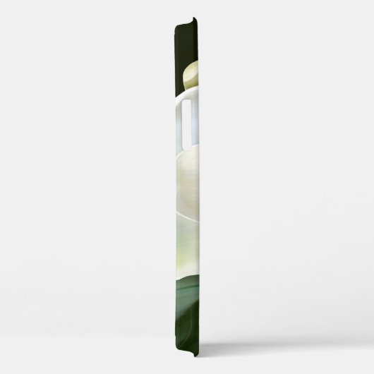 Witte Magnolia Close-up Groene achtergrond Case-Mate iPhone Case (Achterkant / Rechts)