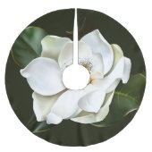 Witte Magnolia Close-up Groene achtergrond Kerstboom Rok (Voorkant)
