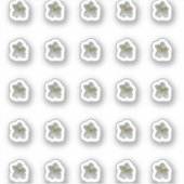 Witte Magnolia Contour Stickers (Voorkant)