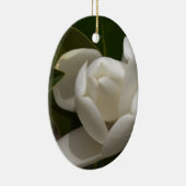 witte magnolia flower buis keramisch ornament (Rechts)