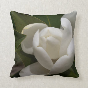 witte magnolia flower buis kussen