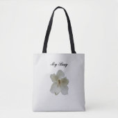 Witte Magnolia Flower op All Over Print Tas (Voorkant)