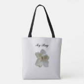 Witte Magnolia Flower op All Over Print Tas (Achterkant)