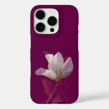 Witte Magnolia Goud Lijn Magenta