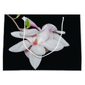Witte Magnolia Groot Cadeauzakje (Voorkant)