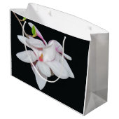 Witte Magnolia Groot Cadeauzakje (Achterkant Gekanteld)
