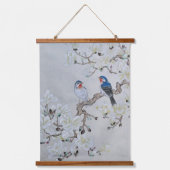 Witte Magnolia Hangend Wandkleed (Voorkant)