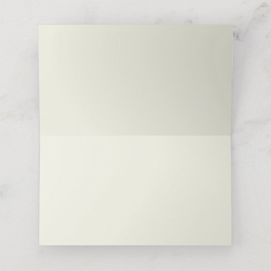 Witte Magnolia illustratie Minimale bruiloft blanc Plaatskaartje (Binnenkant ongevouwen)