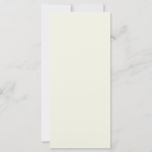 Witte Magnolia Illustratie Moderne Huwelijksmenu (Achterkant)