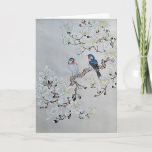 Witte Magnolia Kaart