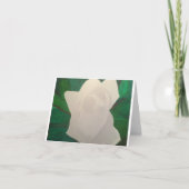 Witte Magnolia, klein, 4" x 5,6" Kaart (Voorkant)