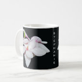 Witte Magnolia Koffiemok (Voorkant links)