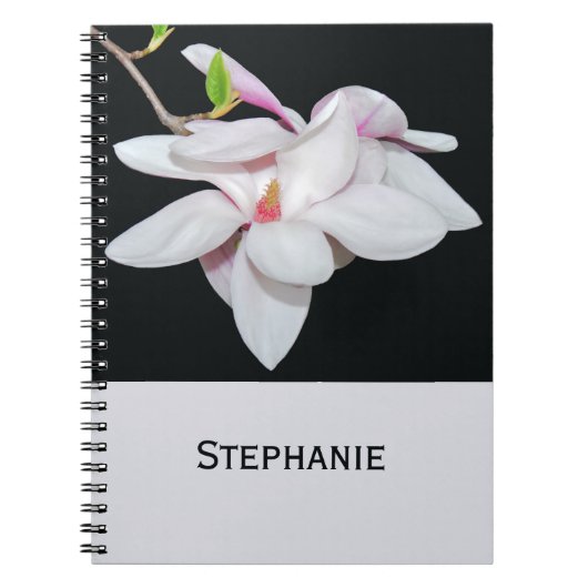 Witte Magnolia Notitieboek (Voorkant)