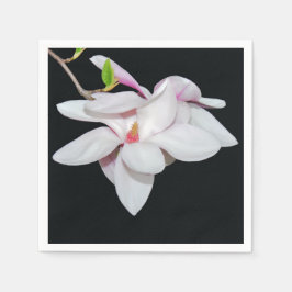 Witte Magnolia Servet