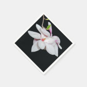 Witte Magnolia Servet (Hoek)