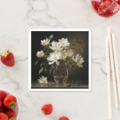 witte magnolia servet (Insitu)