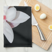 Witte Magnolia Theedoek (Quarter Fold)