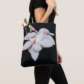 Witte Magnolia Tote Bag (Dichtbij)