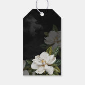 Witte Magnolia Trouwgunst Labels Cadeaulabel (Achterkant)