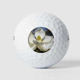 Witte Magnoliebloem en bijen Golfballen