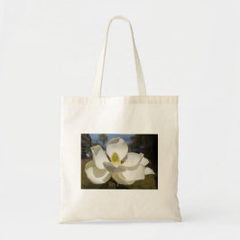 Witte Magnoliebloem en bijen Tote Bag