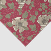 Witte magnoliën tissuepapier (Detail)