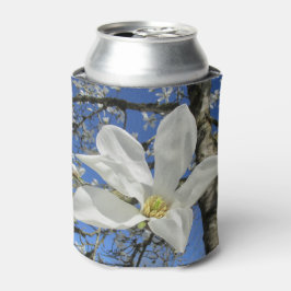 Witte Magnolievloer in de boom. Blikjeskoeler