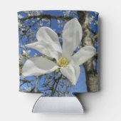 Witte Magnolievloer in de boom. Blikjeskoeler (Achterkant)
