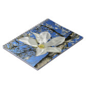 Witte Magnolievloer in de boom. Notitieboek (Linkerzijde)