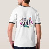 witte mail T-shirt (Achterkant volledig)