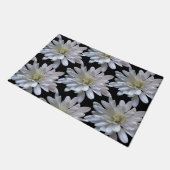 Witte maisachtige witte bloemen deurmat (Schuin)
