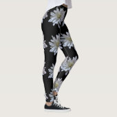 Witte maisachtige witte bloemen leggings (Rechts)